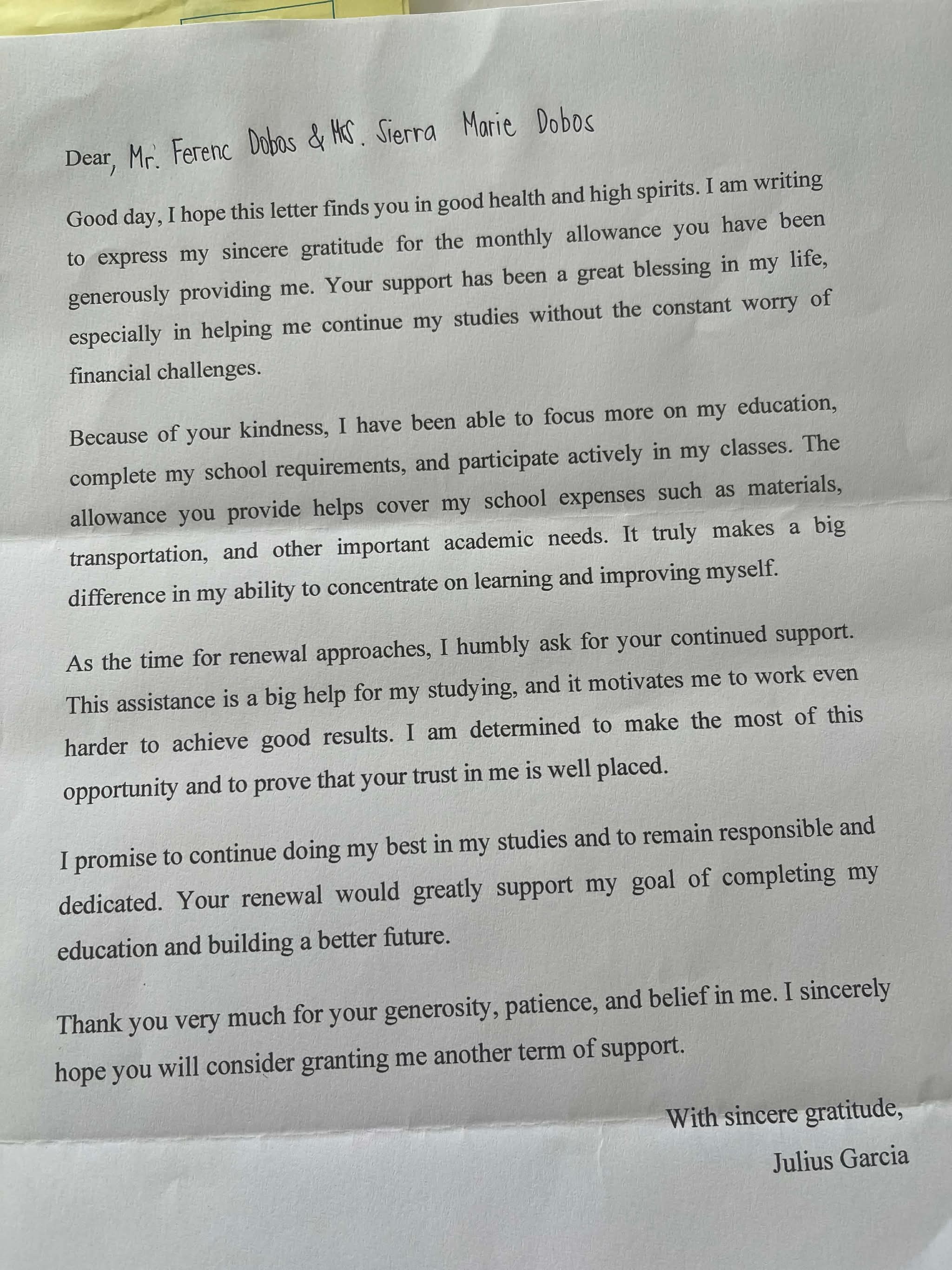 Letter from a scholar 3