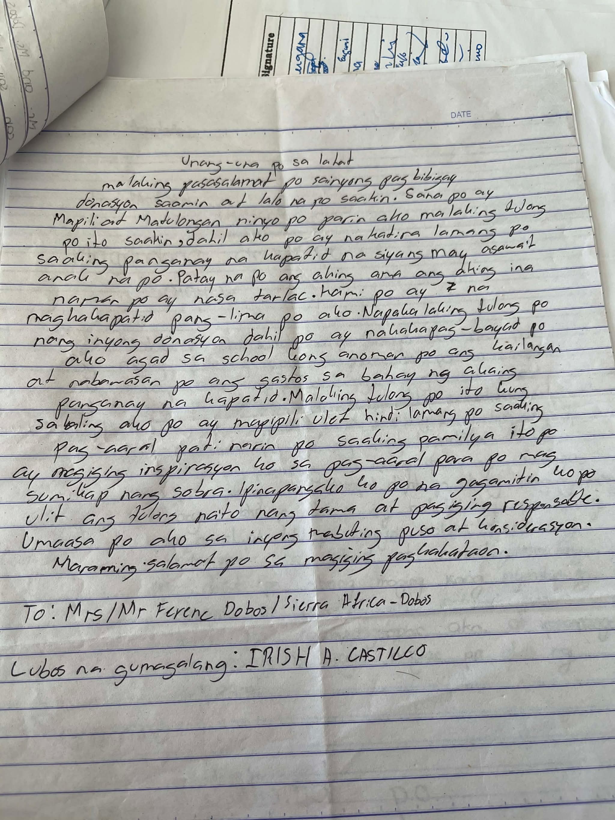 Letter from a scholar 7